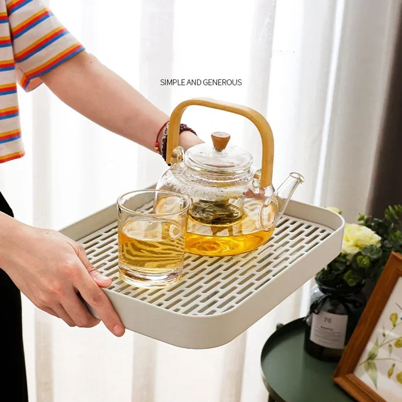 Rectangular Tea Tray for Home Kitchen Bathroom tea tray