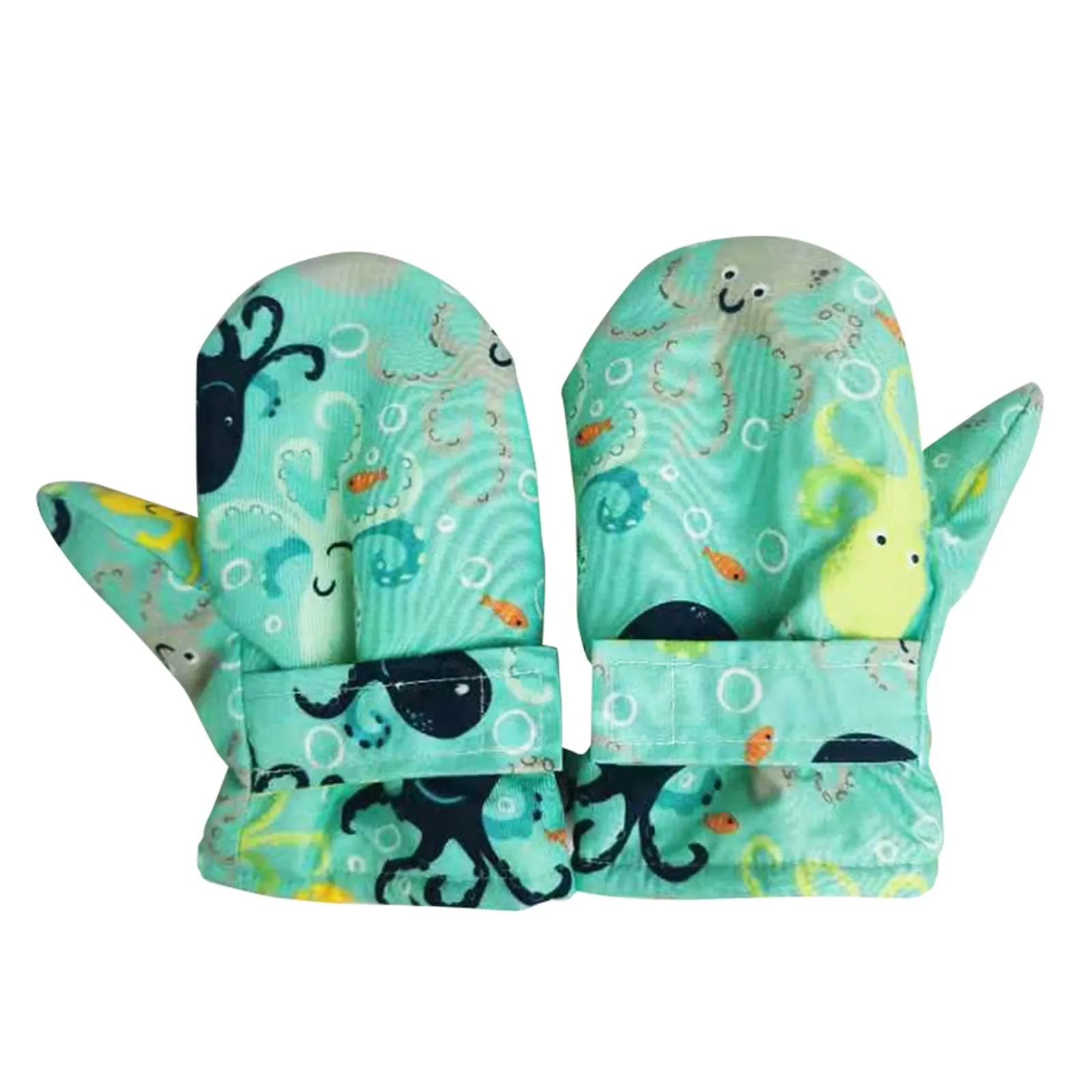 Baby Gloves Newborn No Scratch Soft Toddler Mittens Winter Water-Proof Cartoon