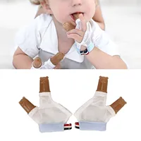 1 Pair Baby Thumb Sucking Stop Finger Guard Silicone Breathable Holes 2 Fingers Protector Blue Stop Thumb Sucking Finger Guard 1