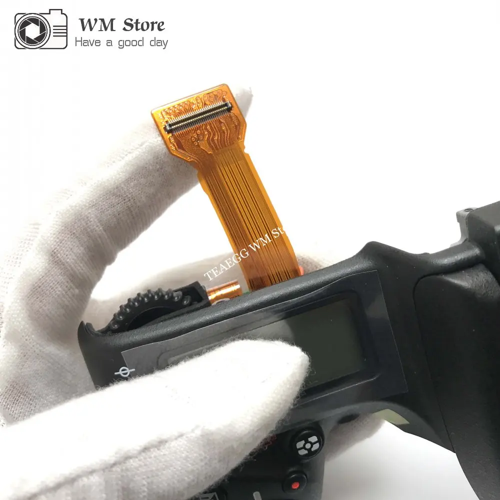 NEW For Nikon D750 Top Cover Case 119S8 with Top LCD Flash Board Button Flex Cable Camera Repair Part Replacement Unit
