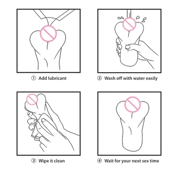 Male Masturbation Cup Sex Toys Male Masturbator Realistic Vagina Soft Tight Cat Glans Penis Training Aircraft Cup Adult Toys 18+ 5