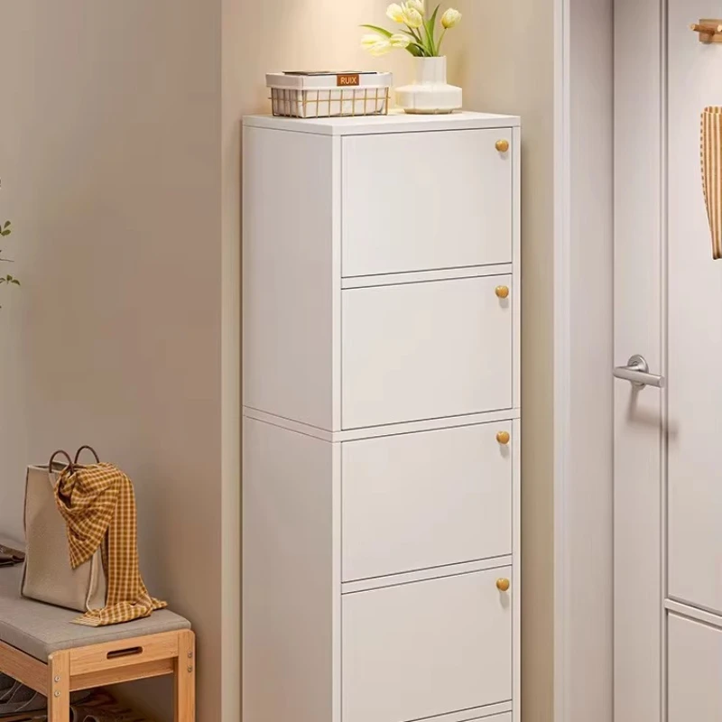 Narrow Entryway Shoe Cabinet 3