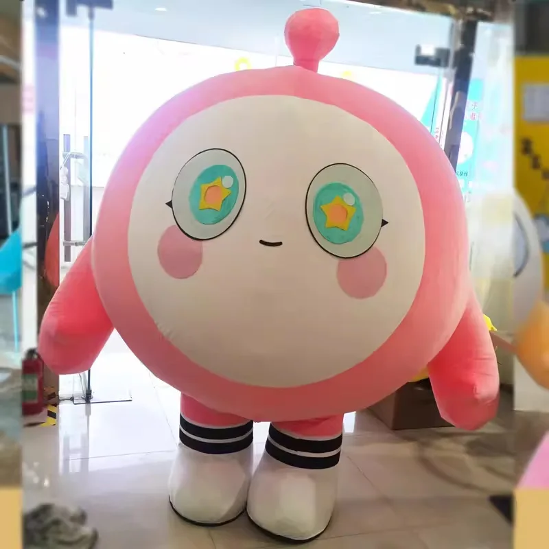 thumbnail image 1 of Ropa de muñeca de fiesta inflable con forma de huevo para cosplay, disfraz de cosplay, ropa de actuación para actividades de animación de dibujos animados, ropa de muñeca con forma de huevo, 1 of 5