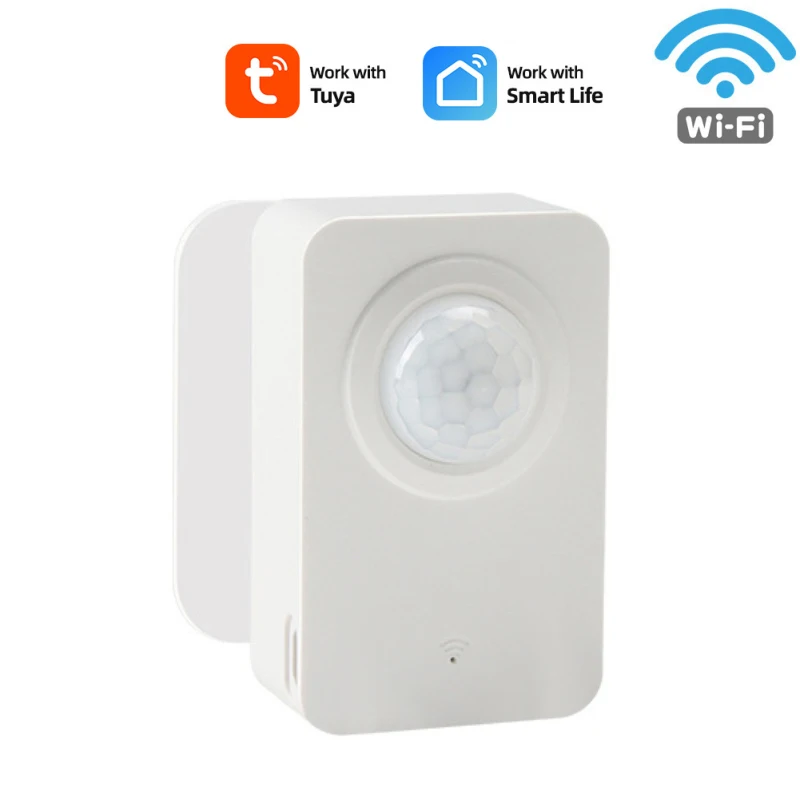 

CoRui WiFi PIR Motion Sensor Smart Human Infrared Detector Security Burglar Alarm Sensor Tuya/Smart Life APP Push Notification