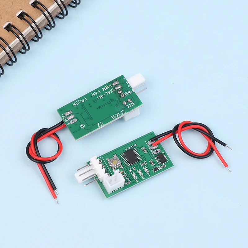 1/3/5pcs DC12V PWM 컨트롤러 팬 속도 조절기 컴퓨터 케이스 팬 제어용 온도 프로브 장착