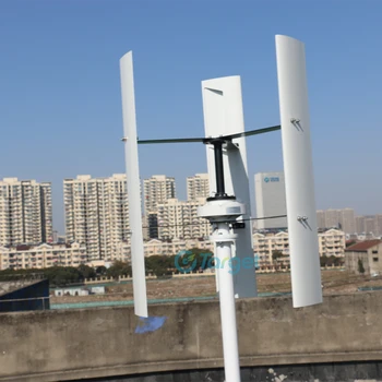 Vertical Axis Wind Turbine 48V Complete Set 10KW 20KW 24v Energy Generators Strong Power Magnetic Windmill With MPPT Controller