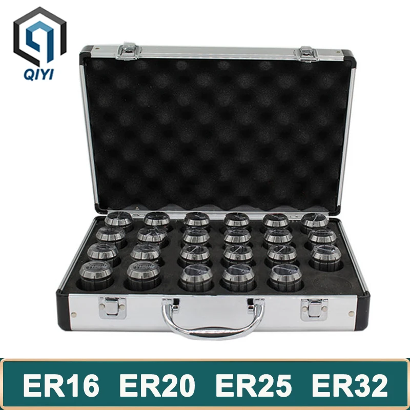 ER32 Spantang 3-20mm AA ER Chuck for CNC Frees Graveermachine Spindelmotor Frezen Lente spantang (Color : Silver, Size : 1Pcs ER32-3.0