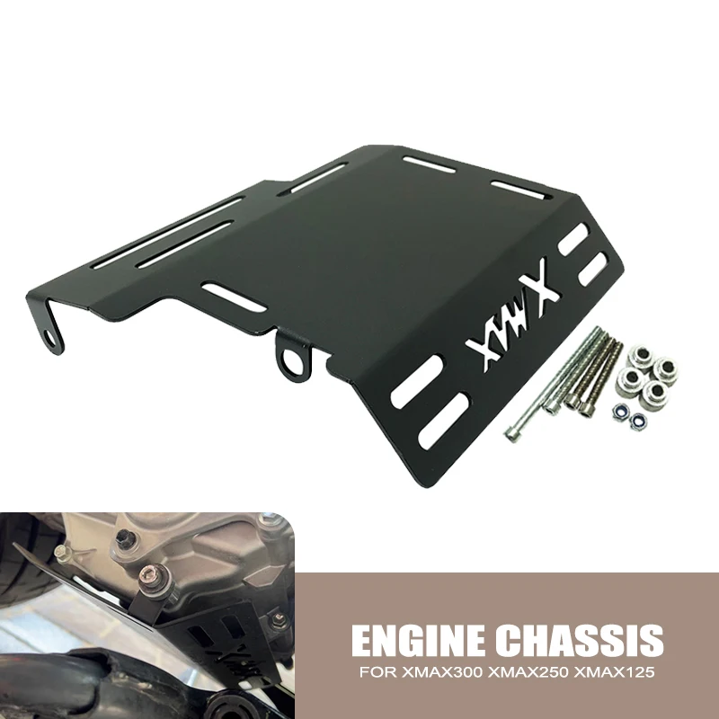 Piastra Di Copertura Di Protezione Del Telaio Della Protezione Del Motore Del Motociclo Per Yamaha Xmax 300 Xmax 250 Xmax 125 Xmax300 Xmax250 Xmax125 
