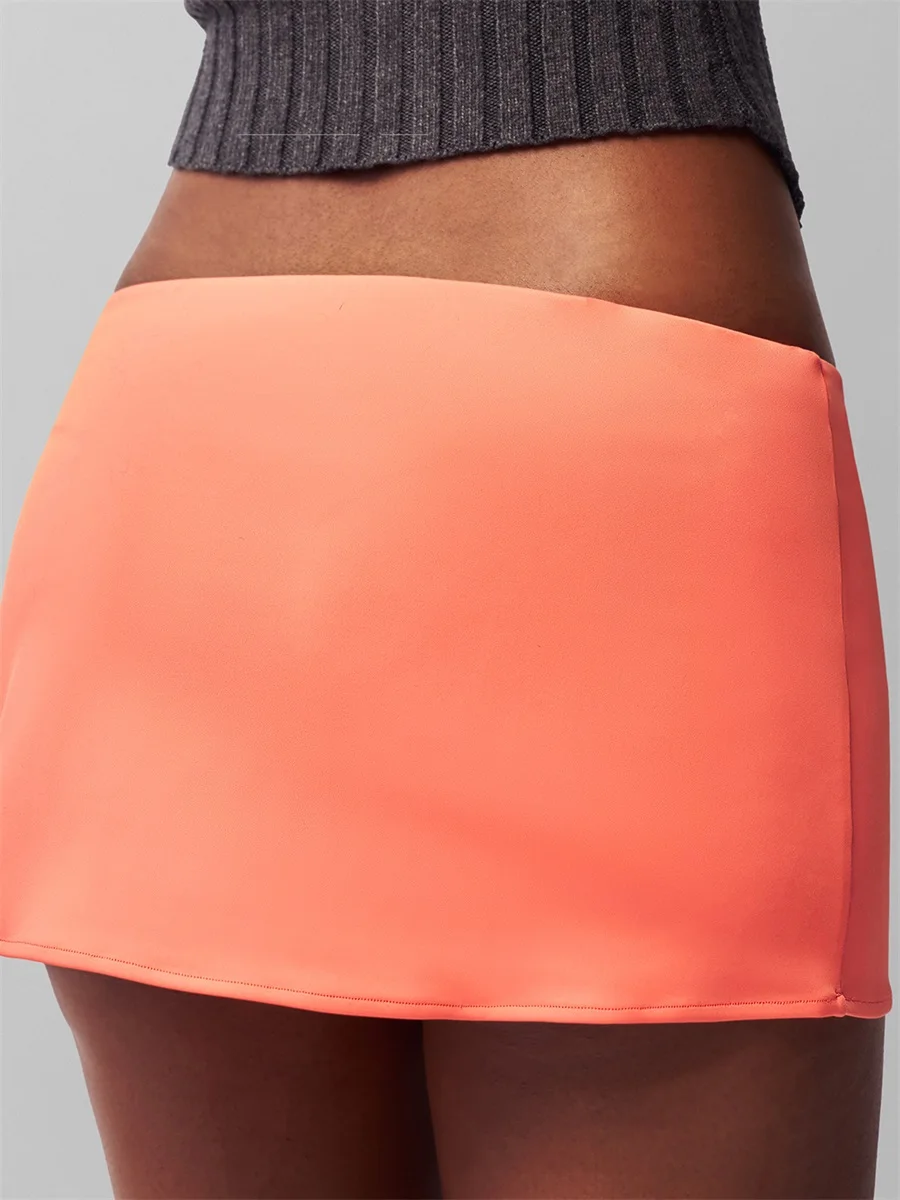 Low Waist Bodycon Mini Skirt for Women
