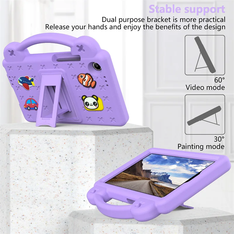 Children's Cute EVA Foam Shockproof Tablet Case - Portable and Durable Cover