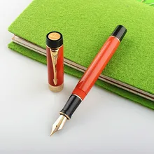 

Jinhao 100 Centennial Resin Gold Arrow Clip Fountain Pen F 0.5mm Nib school office business Christmas gifts