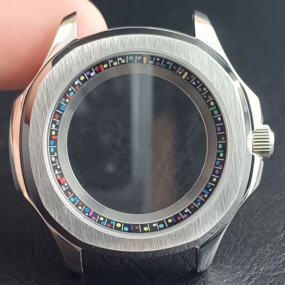 Stainless Steel Sapphire Glass Waterproof Watch Case with Inner Ring 39.5MM