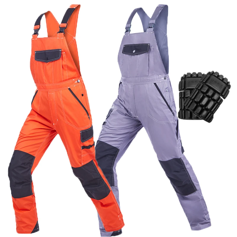 MensStrapBibOverallSummerthinmechanicsturdyKneePadssuspender