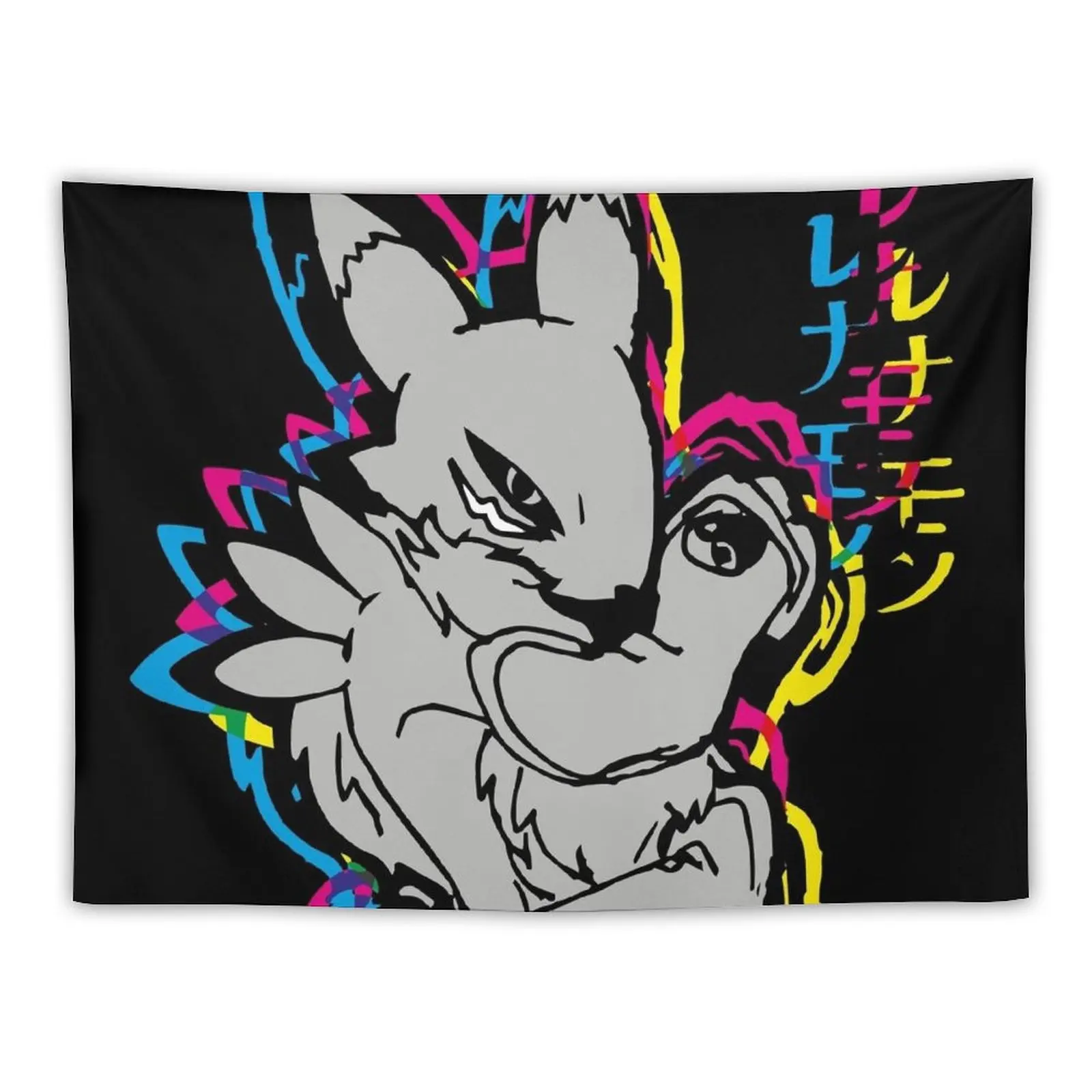 

Colors Renamon Tapestry Bedroom Deco Living Room Decoration Tapestry For Bedroom