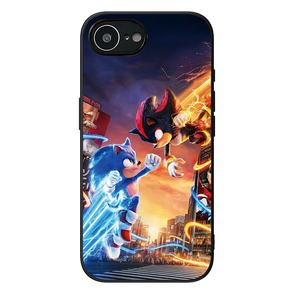 Sonic & Shadow Hedgehog Soft Phone Cover Case