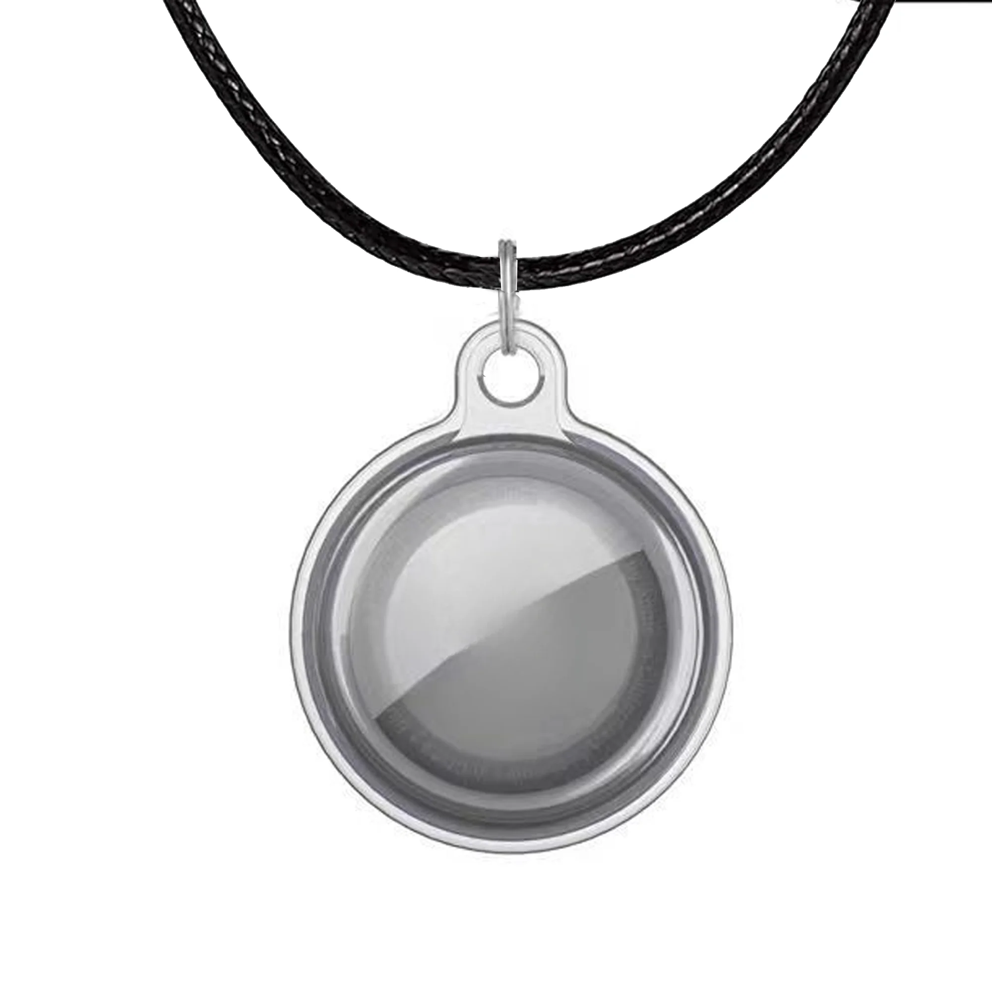 Eye-Catching Adjustable Airtag Necklace with Waterproof Silicone Holder
