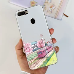 Luxury Painted Soft Silicone Phone Case - Elegant Back Cover Bags - Oppo A12 (653)