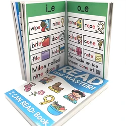 New Hot 107 Phonics English Root Sentence Word Flash Cards Natural Spelling Learning Card Scan Code Pronunciation Manual 10x14cm