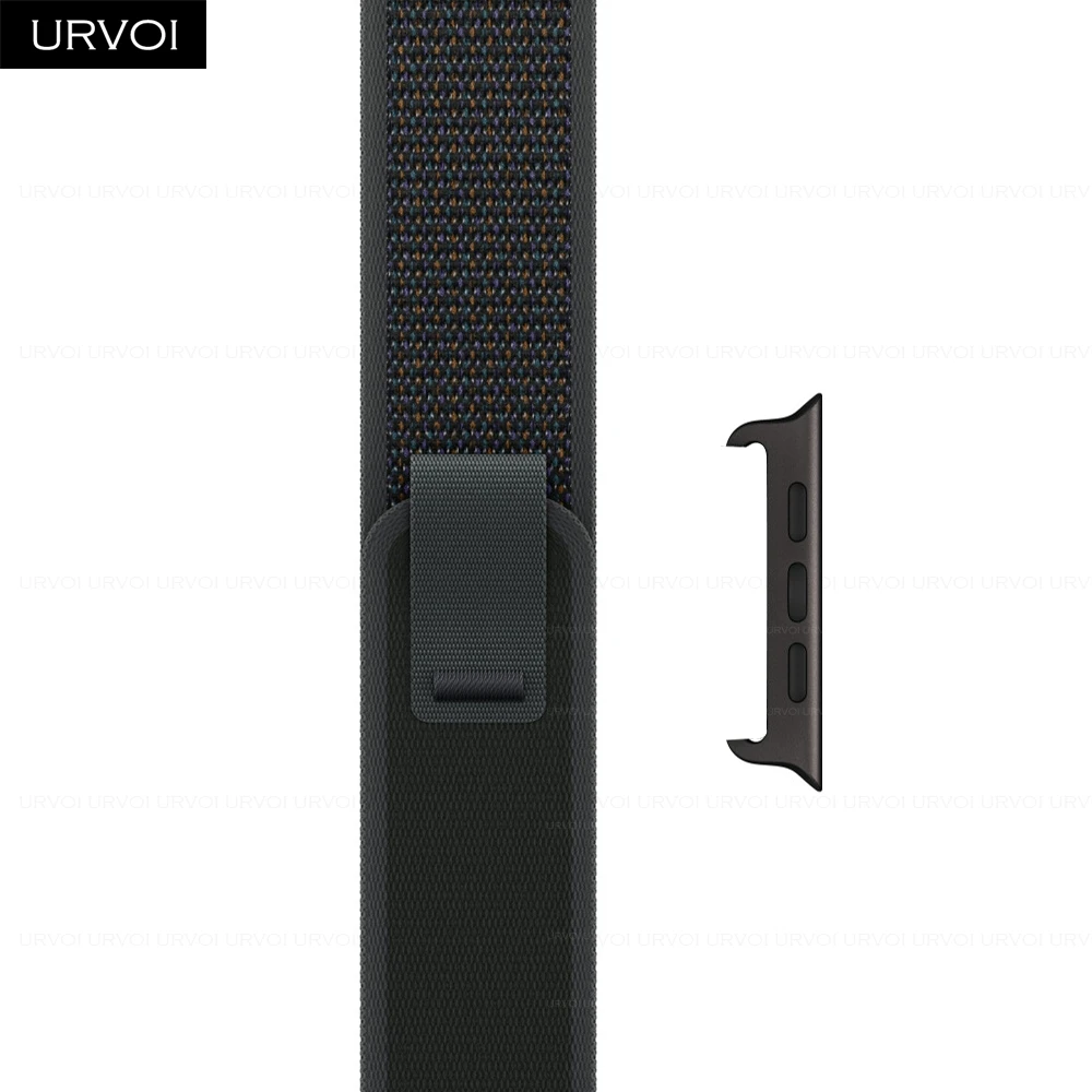 URVOI Nylon Weave Trail Loop Band with Pull Tab Closure