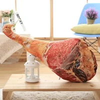 Simulated Ham Pillow Bacon Funny Cushion Food Prank Throw Filling: High Quality Pp Cotton Creative Bolster 1