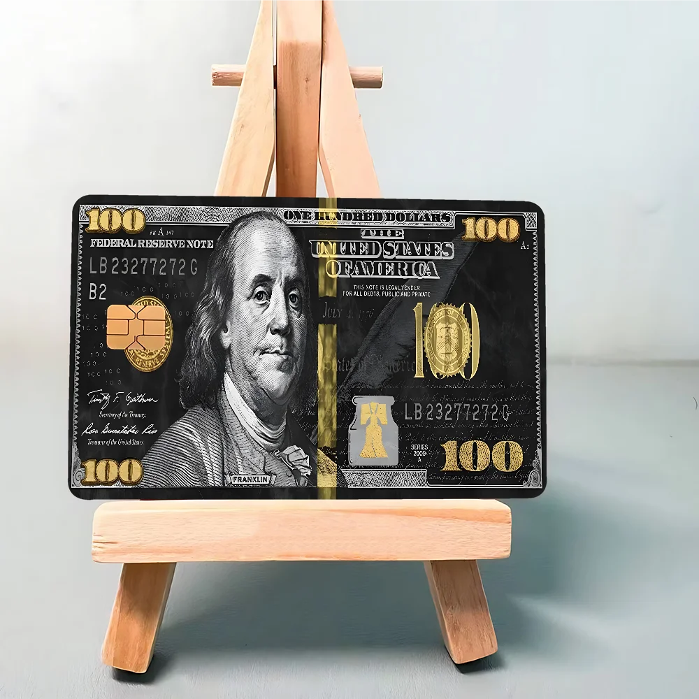 Stylish USA Dollar Credit Card Skin Sticker - Protective Film Decal