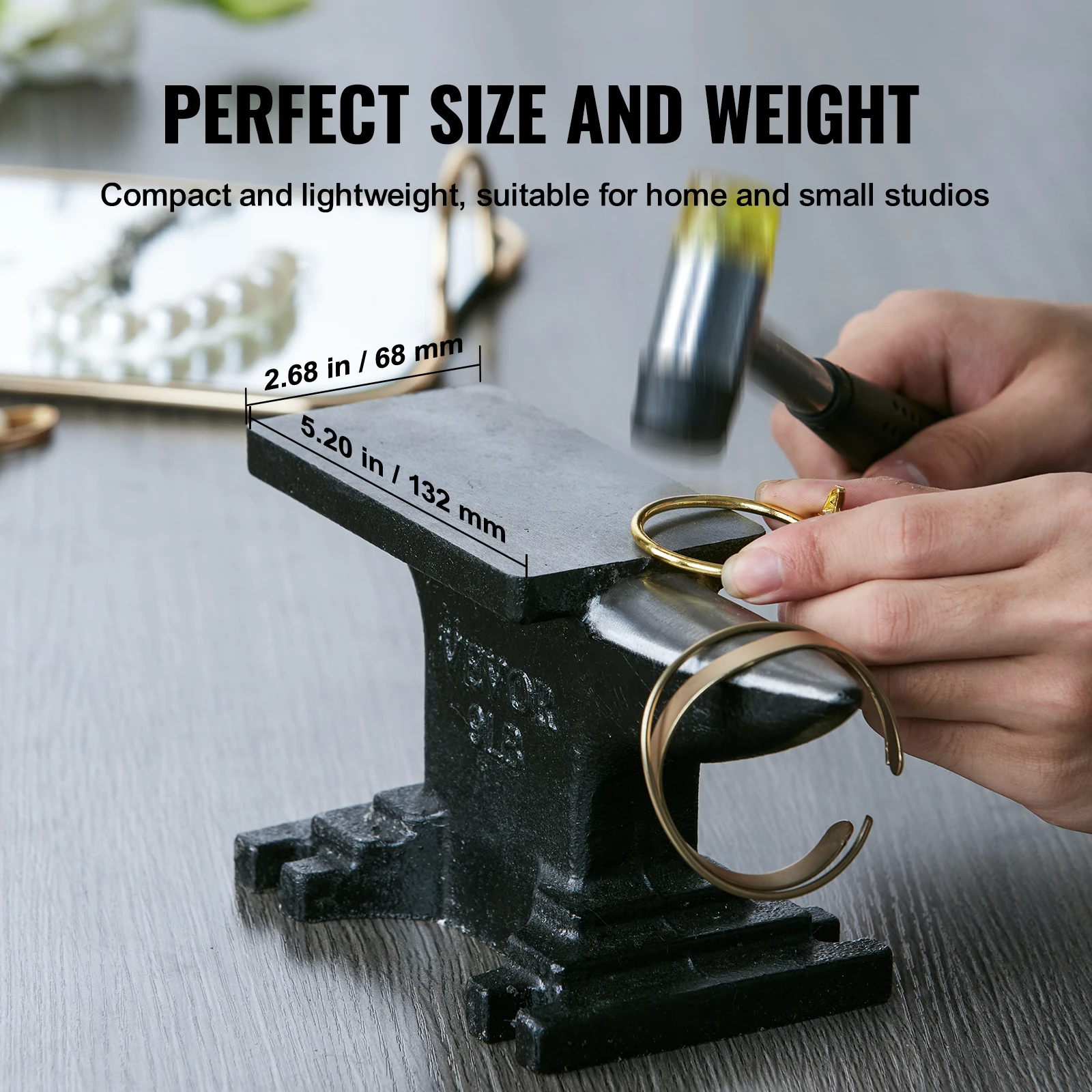 Cast Steel Anvil for Blacksmithing and Metalwork