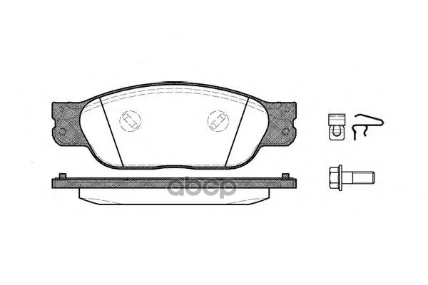 731 00_=731 10 !колодки дисковые п.\ Jaguar S-Type 2.5i-4.2i 99 Lincoln LS 3.0i/4.0i 00 REMSA арт. 0731.00 | Автомобили