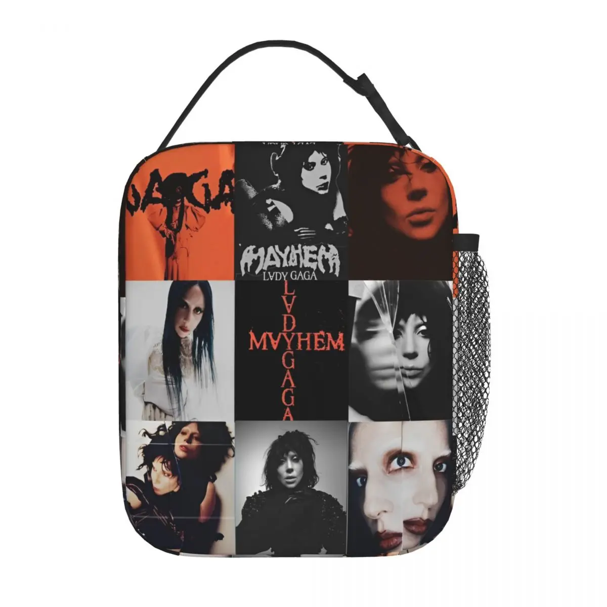 Lady Gaga Mayhem Album Accessories Insulated Lunch Tote Bag For Outdoor Food Box Reusable Thermal Cooler Lunch Boxes