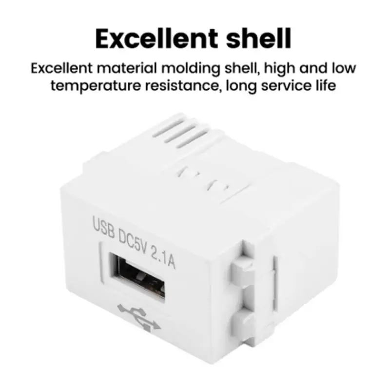 220V Socket USB Power Module 5V Transformer 2.1A Mobile Phone Charging Panel USB Charging Power Socket Switching Adapte
