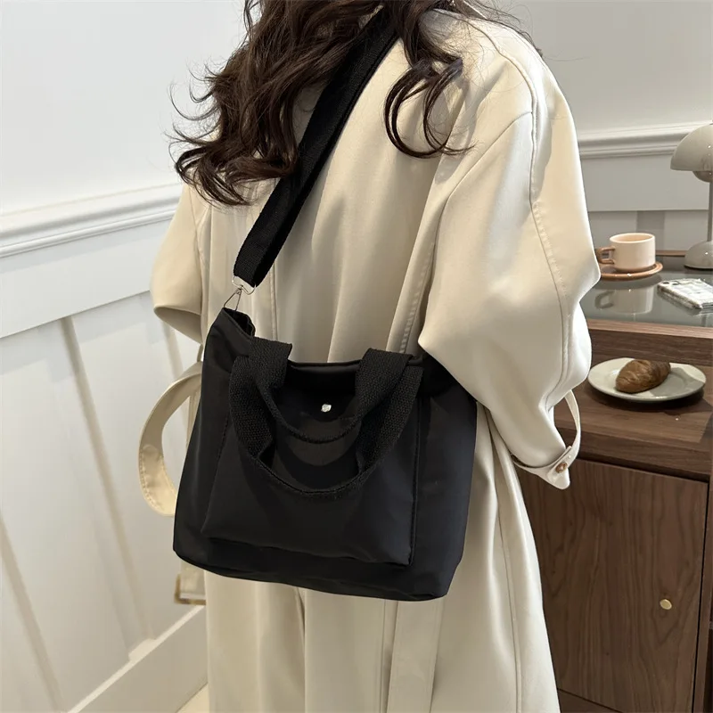 Small Casual Tote Bags Women Shoulder Messenger Bags Korean Canvas Fashion Female Crossbody Bag for Girl 2024 Cloth Handbags 2