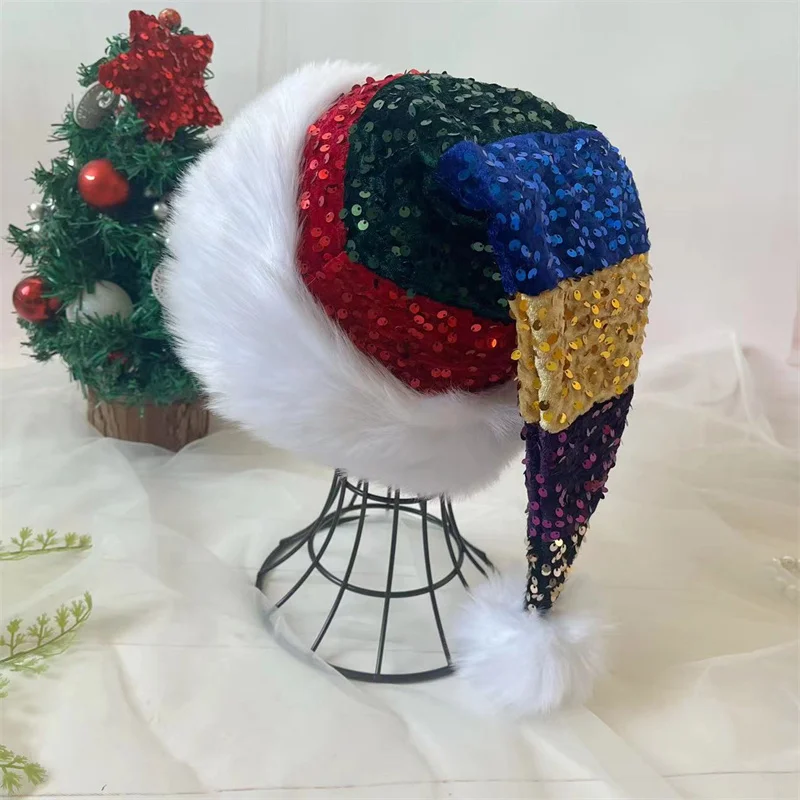 Winter Casual Pure Color Plush Spliced Hat