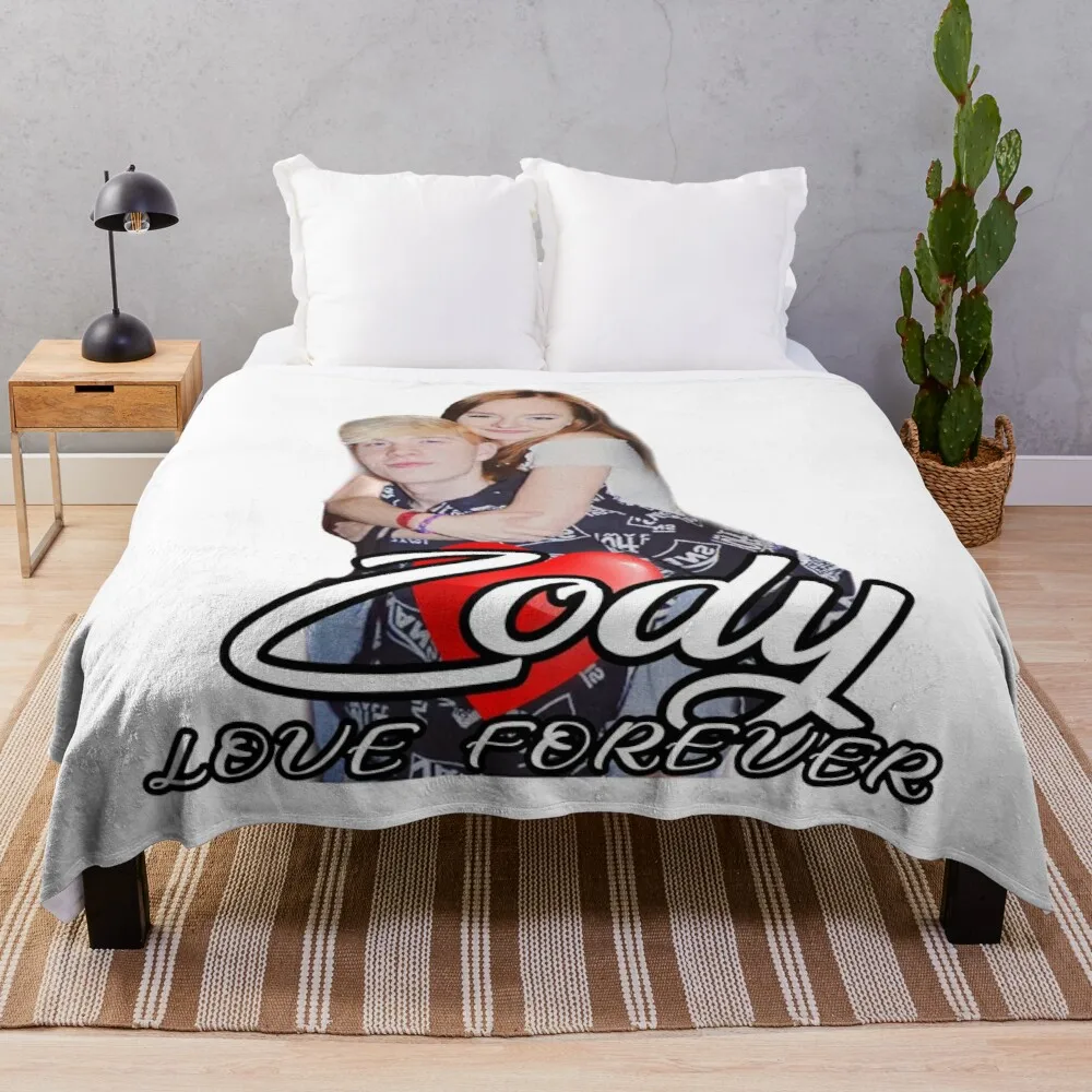 Zody Merch T Shirts, Zody Hoodie For Zoe And Cody Lovers Throw Blanket Thin Wadding Blanket Vintage Blanket