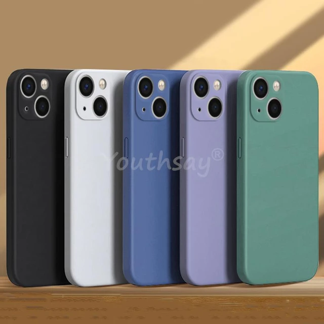 iPhone 15 Pro Max Case For Apple iPhone 11 12 13 14 15 Pro Max Capas  Original Bumper Soft Fundas For iPhone 15 Pro Max 