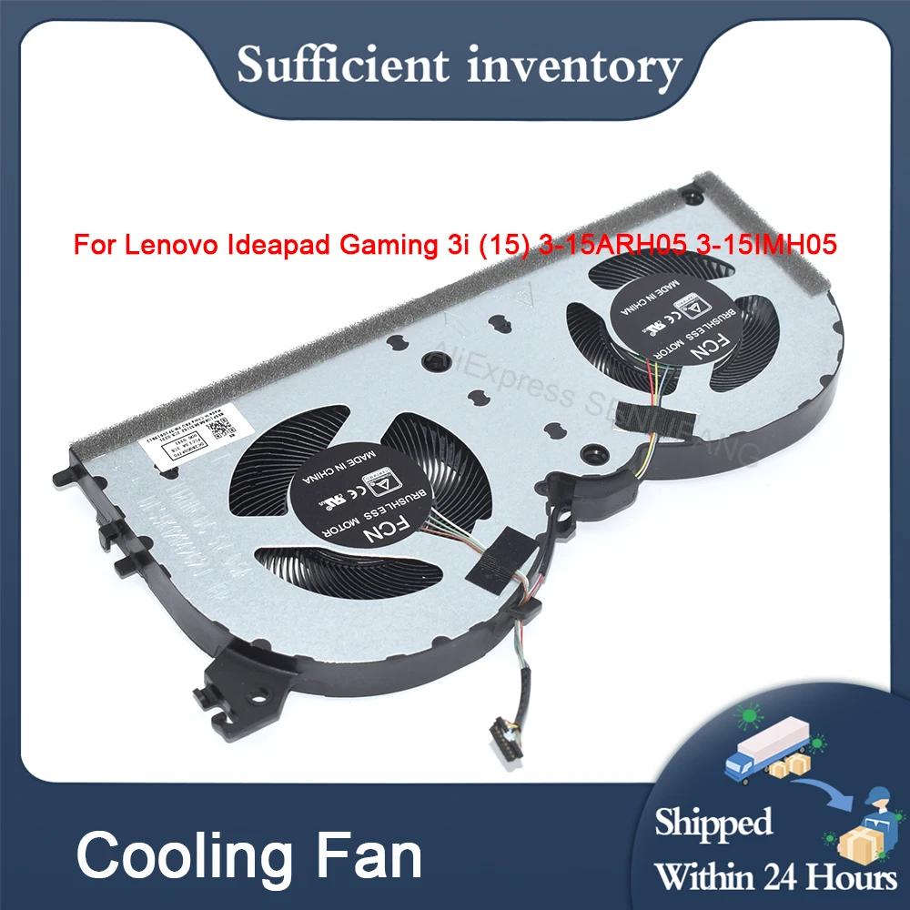 Ventilador de Refrigeração Cpu Portátil Bapa1509r5hp002 5f10s13912 5f10s13913 Lenovo Ideapad Gaming 3i 15 315arh05 3-15imh05 Novo