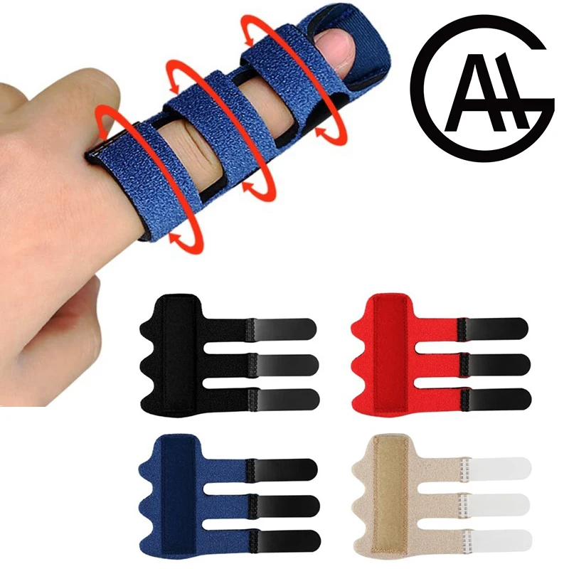 Pain Relief Trigger Finger Fixing Splint Straighten Brace Adjustable Sprain Dislocation Fracture Finger Splint Corrector Support