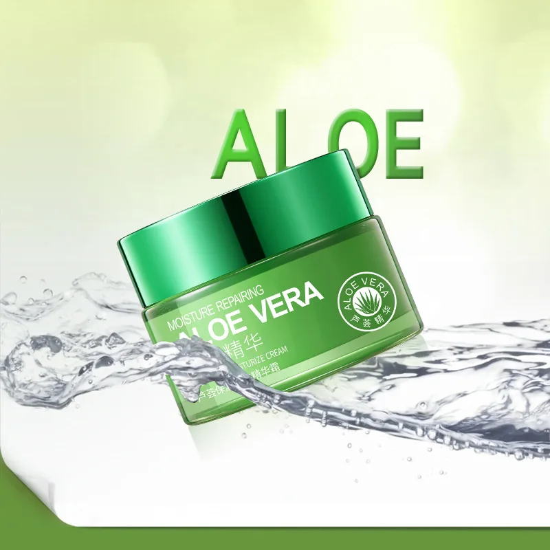 BIOAQUA Aloe Vera Gel Smooth Moisturizing Whitening Day Cream Anti Wrinkle Anti Aging Face Cream Skin Care