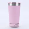16oz smart bluetooth speaker car portable car cup creative bottle opener stainless steel thermos cup 4