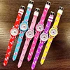 New Fashion Girls Watches Print Butterfly Cartoon Watch for Kids Silicone Strap Quartz Watch Childrens Cute Wristwatch Clock 4