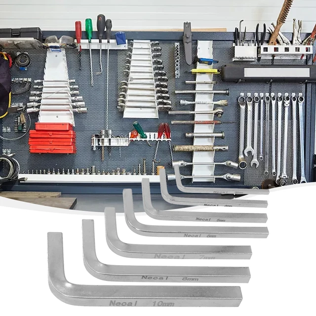 4 Chiavi A Testa Quadrata In Acciaio Cromo Vanadio - 3mm, 4mm, 5mm, 6mm - Per Viti A Foro Tascabile - Foto 8