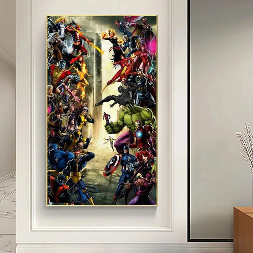 5d Diamond Painting Marvel Avengers  5d Diy Diamond Painting Avengers -  Diamond - Aliexpress