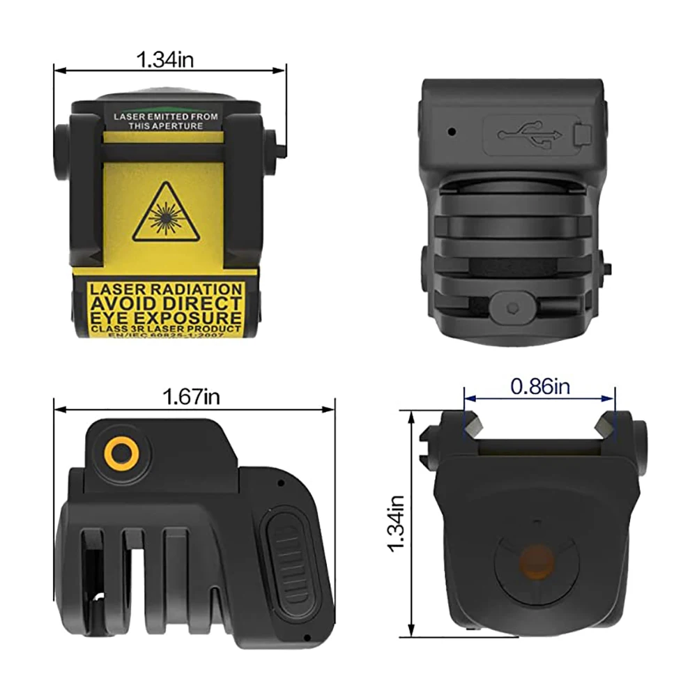 Glock Laser Sight for Handgun LS-L8 Compatible with Taurus G2C G3 TORO Pistola