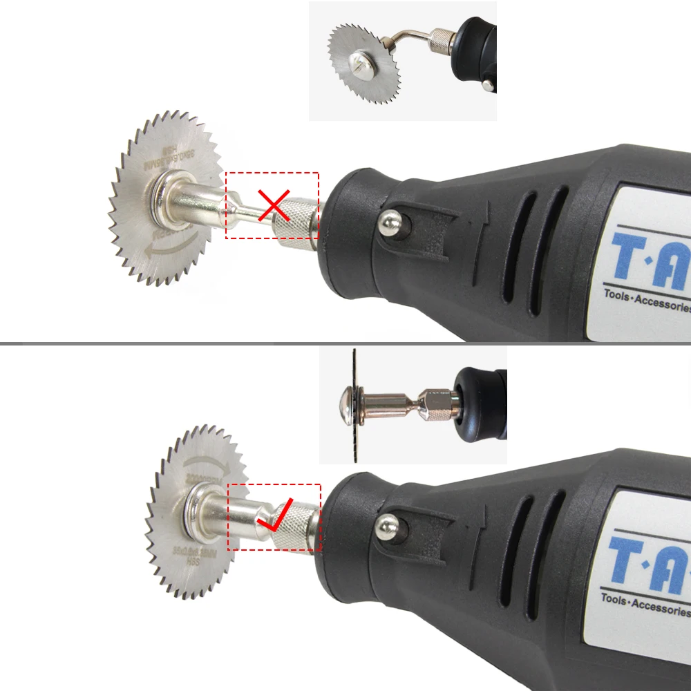 Mini Circular Saw Blades 6Pcs Electric Grinding Cutting Disc Rotary Tool for Dremel Metal Cutter Power Tool Wood Cutting Discs