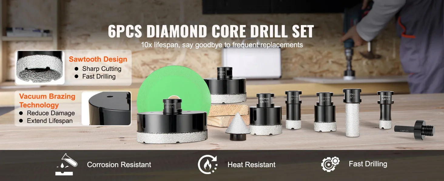 diamond coated drill bits