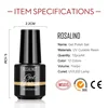 ROSALIND Nail Polish Set Nail Art Decorations Hybrid Varnish Semi Permanent Manicure Nail Salon Supplies Base Top Nail Gel Kit 5