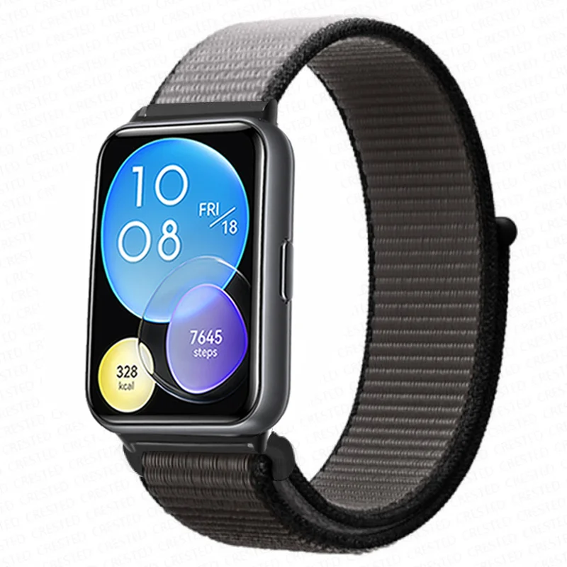 Enhanced Nylon Loop Band Smartwatch Replacement Wristband Bracelet - Durable and Stylish Nylon Strap
