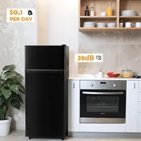 4.5 Cu.ft Mini Fridge with Freezer, Small Refrigerator with 2 Doors for Office, Kitchen, Dorm and Bedroom, Mini Refrigerato 2