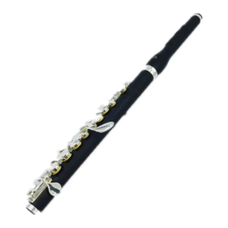 MeeLe-Piccolo Composite Wood Body and Head Silver Plated Keys with Leather Case