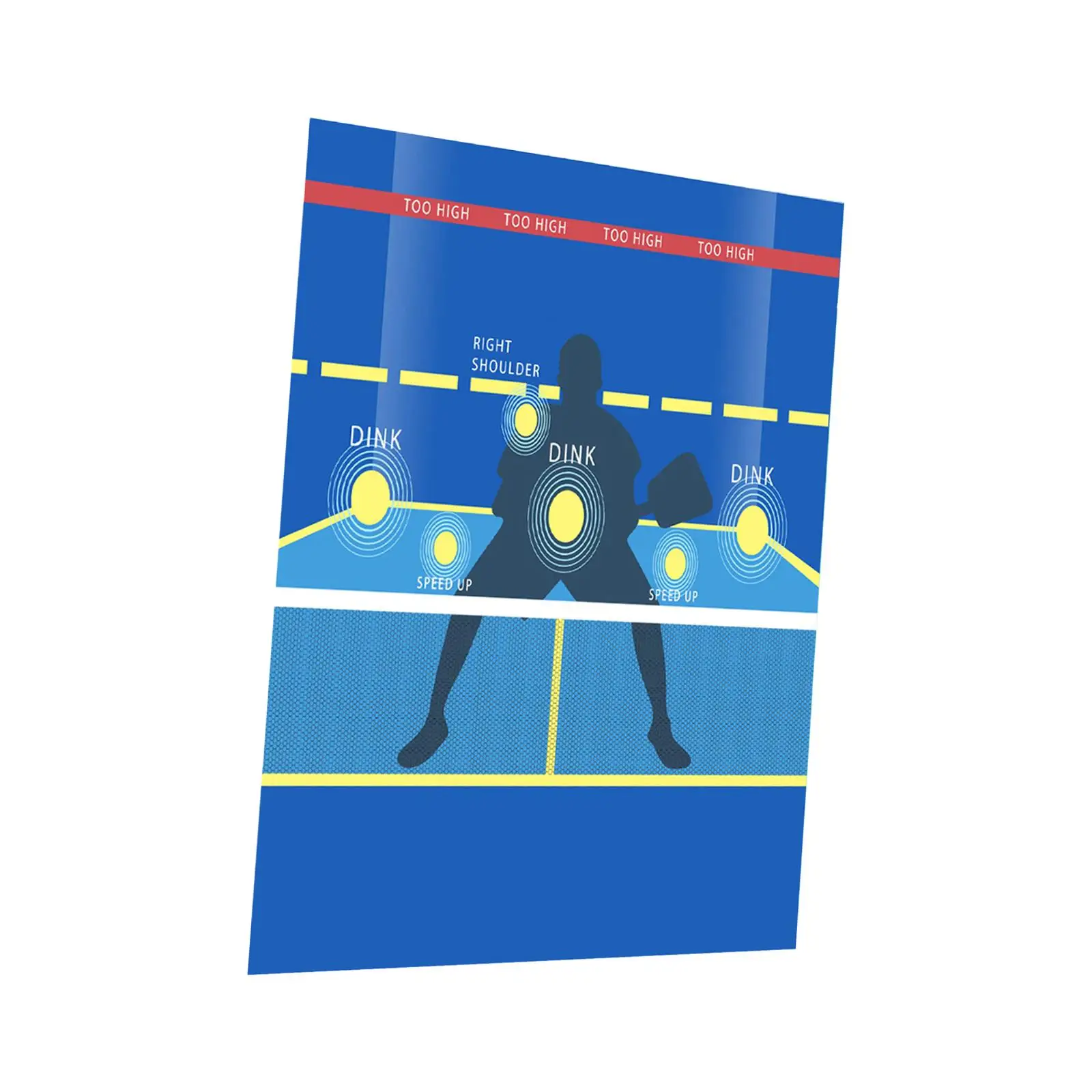 Pickleball Dink Pad Pickleball Practice Equipment Improve Your Pickleball Game Pickleball Practice Poster for Wall Men Women Pickleball Dink Pad Pickleball Practice Equipment Improve Your Pickleball Game Pickleball Practice Poster for Wall Men Women