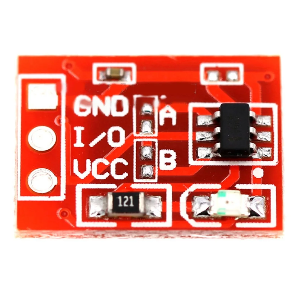 

Upgraded Version Red Board 20Pc TTP223 Touch Button Micro Capacitive Switch Easy Installation Durable Material