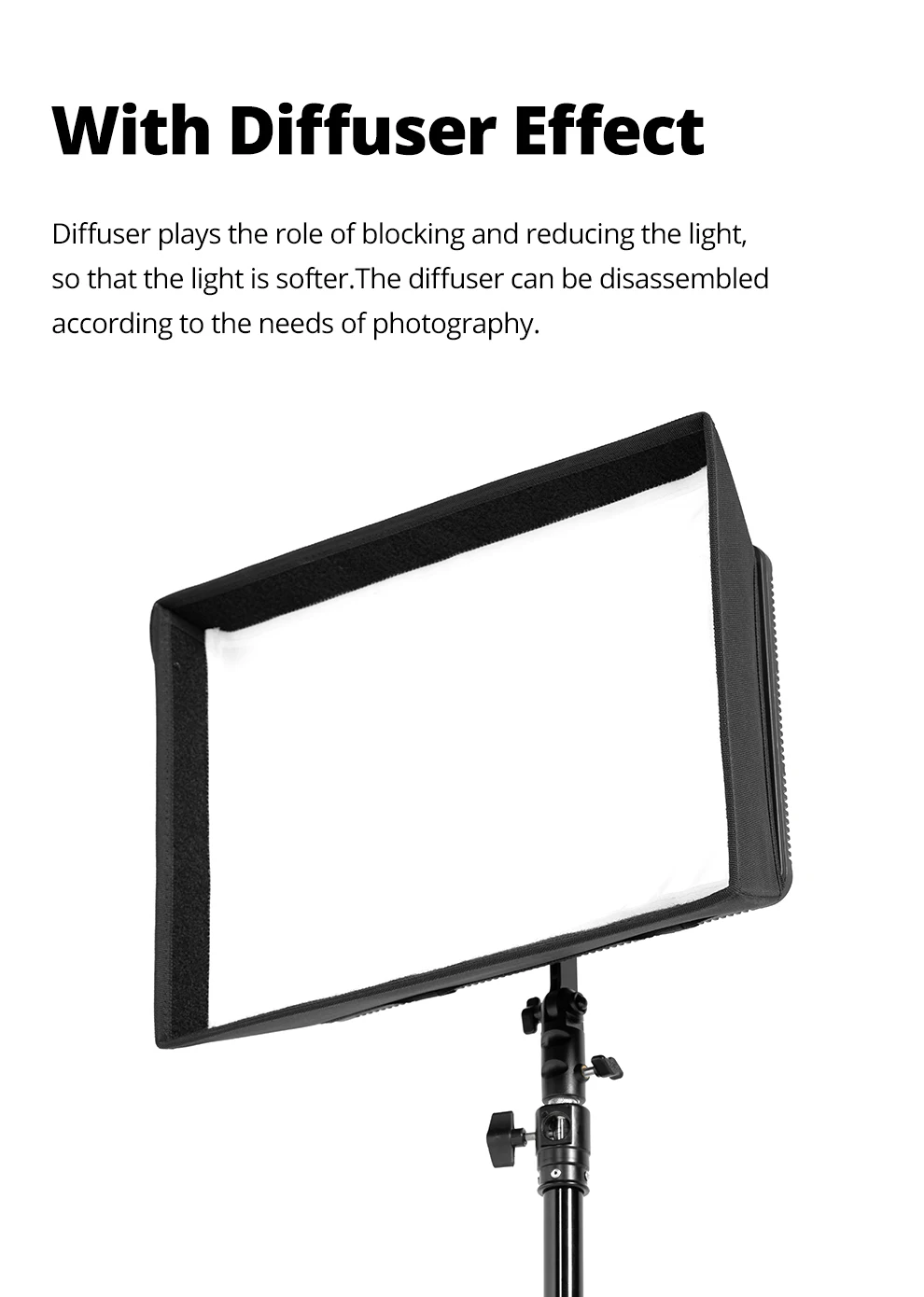 LEDP260C LED Video Soft Light Diffuser Honeycomb Grid Softbox for LED Video Lig